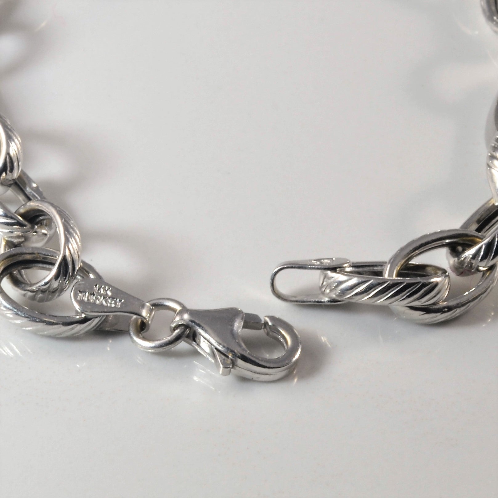 Oval Cable Link Chain Bracelet | 8" |