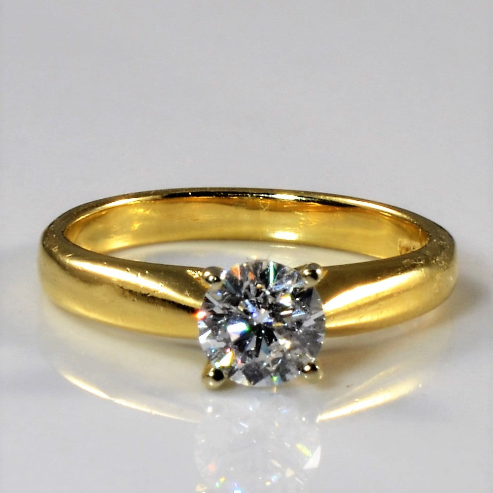 Solitaire Diamond Engagement Ring | 0.45ct | SZ 4 |