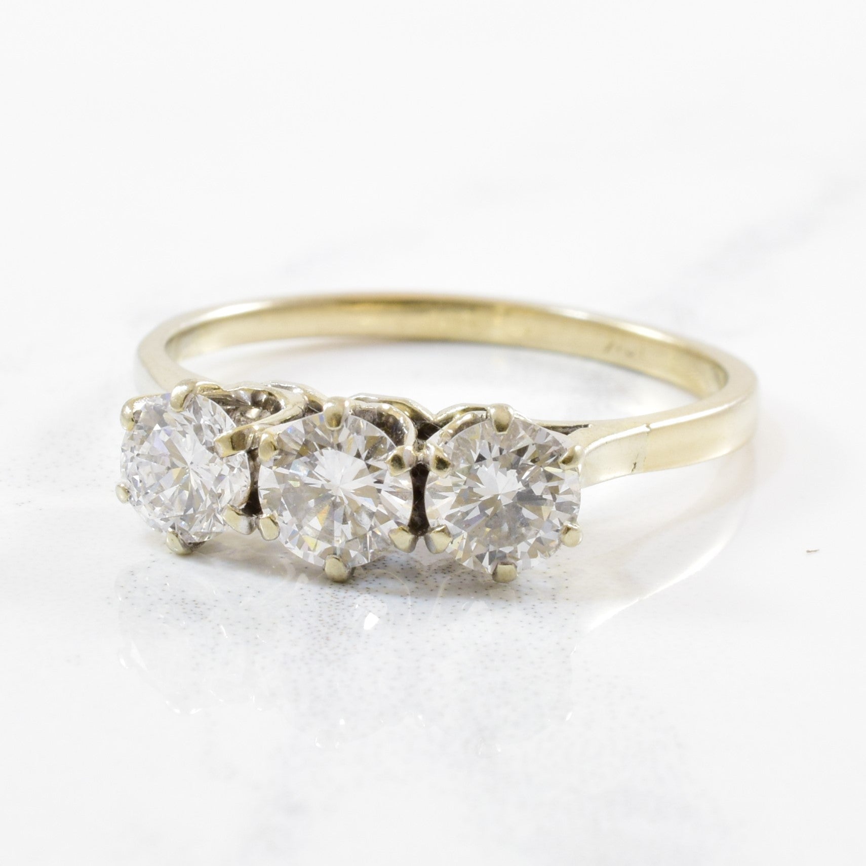 Canada vintage engagement ring, diamond engagement ring