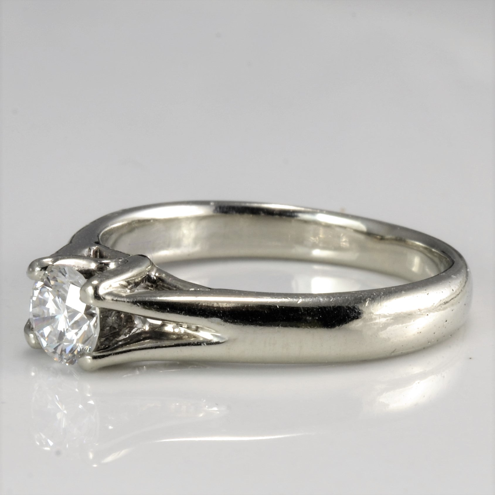High Set Solitaire Diamond Engagement Ring | SZ 6 |