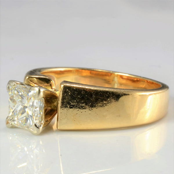 Solitaire Princess Canadian Diamond Engagement Ring | 1.01 ct, SZ 6.25 |