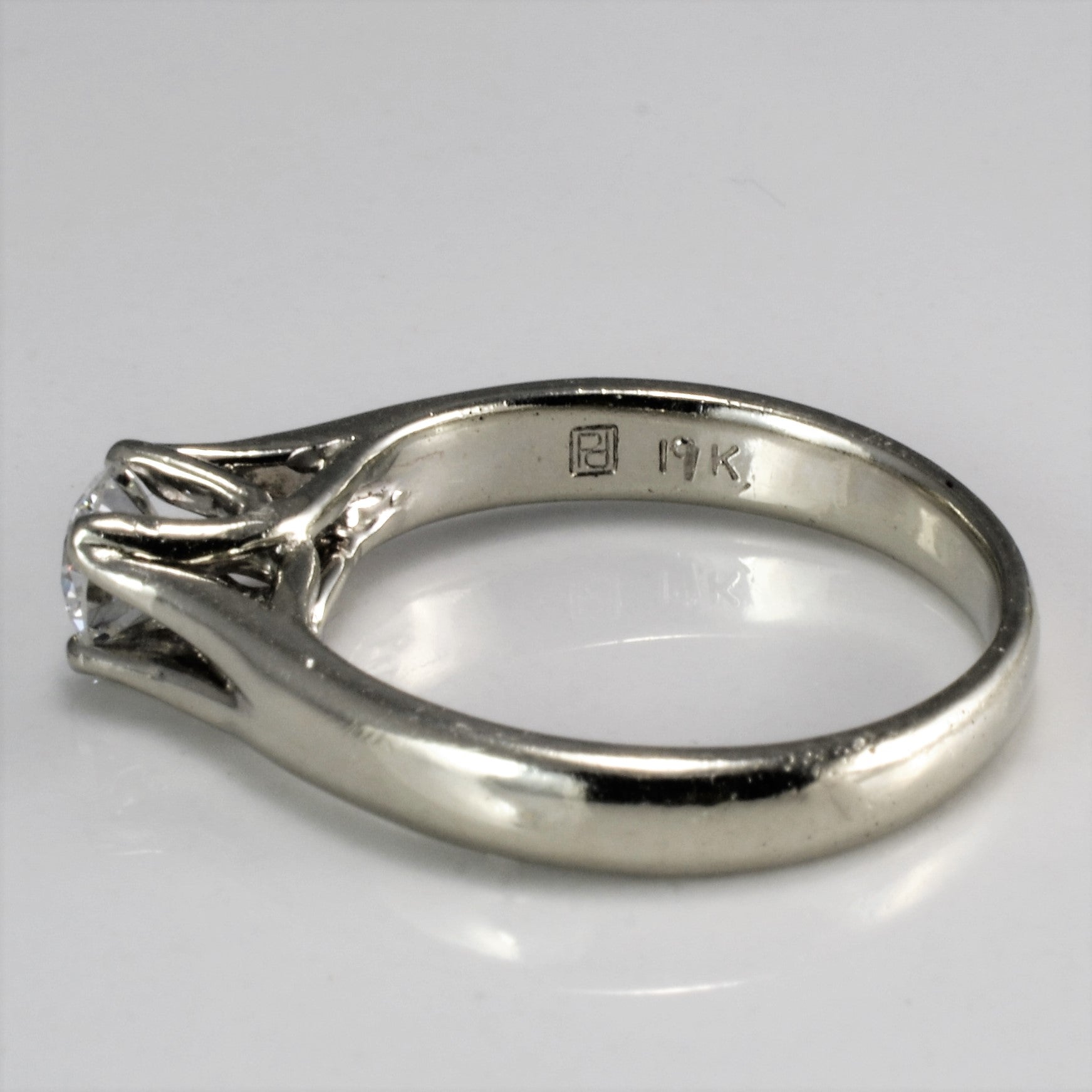 High Set Solitaire Diamond Engagement Ring | SZ 6 |