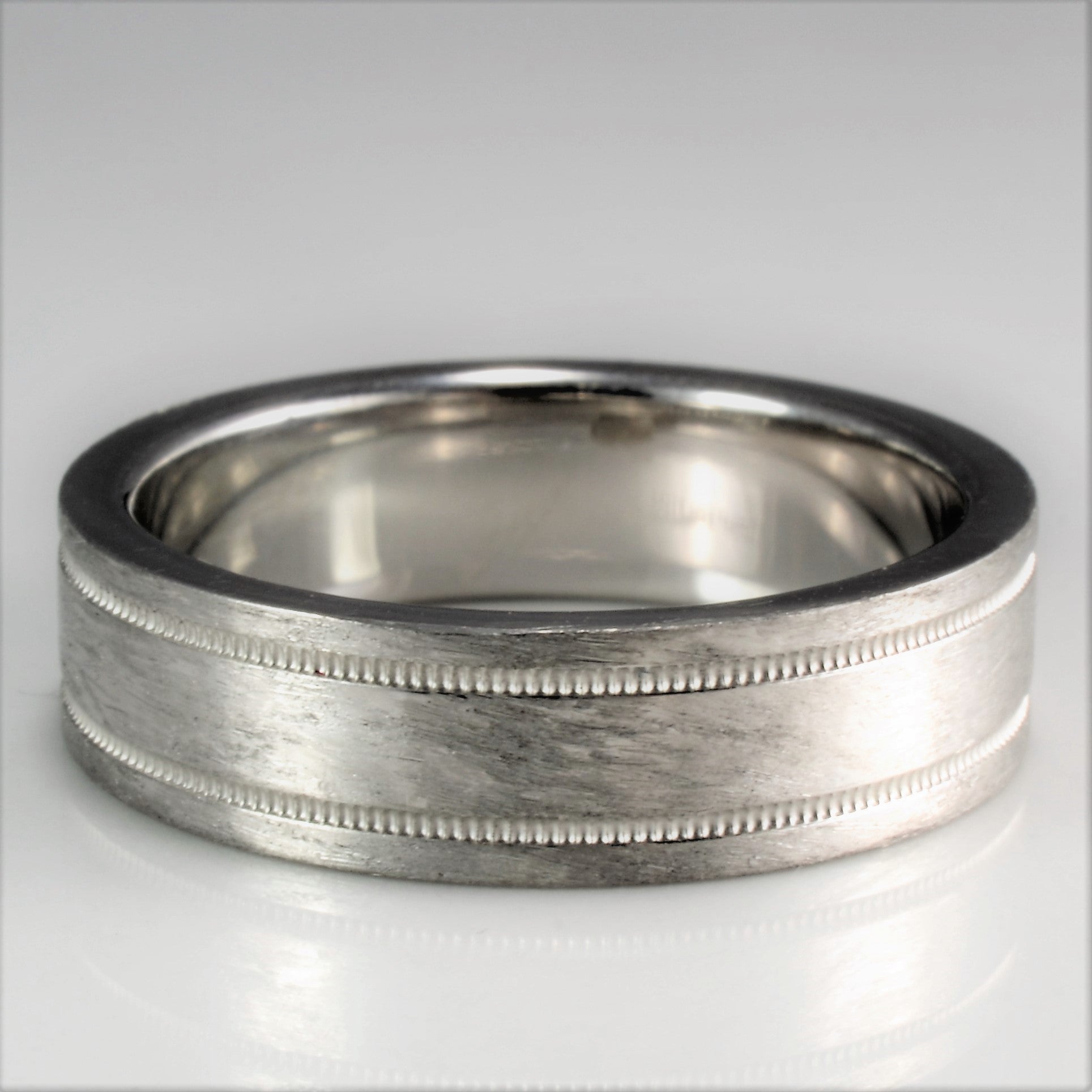 Tiffany & Co.' Brushed Platinum Band | SZ 9.25 |