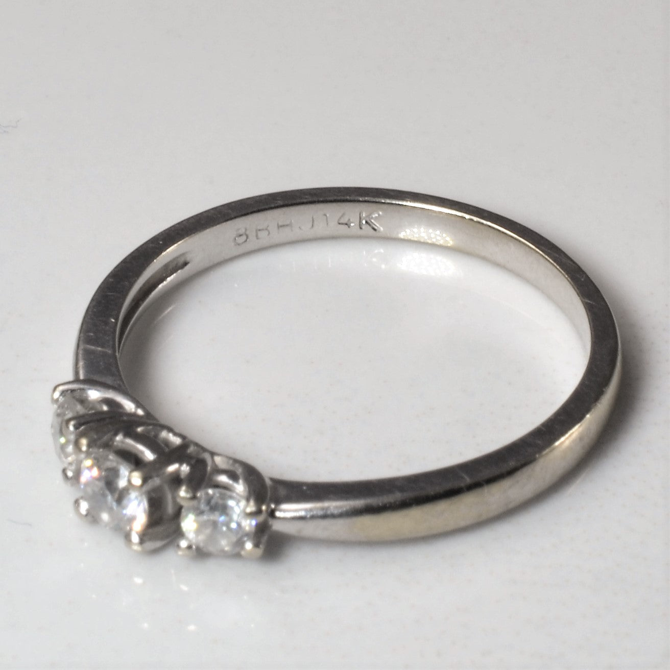 Three Stone Diamond Ring | 0.25ctw | SZ 6.5 |