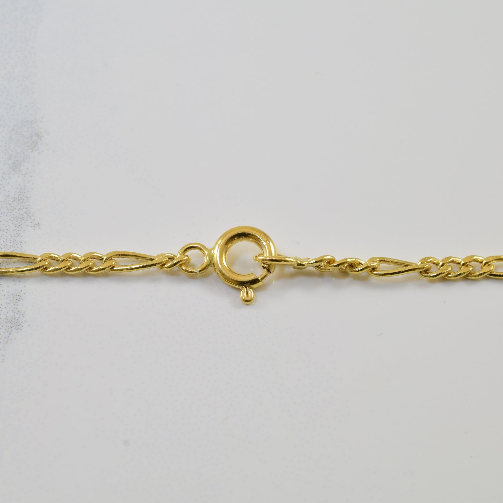 18k Yellow Gold Figaro Chain | 15