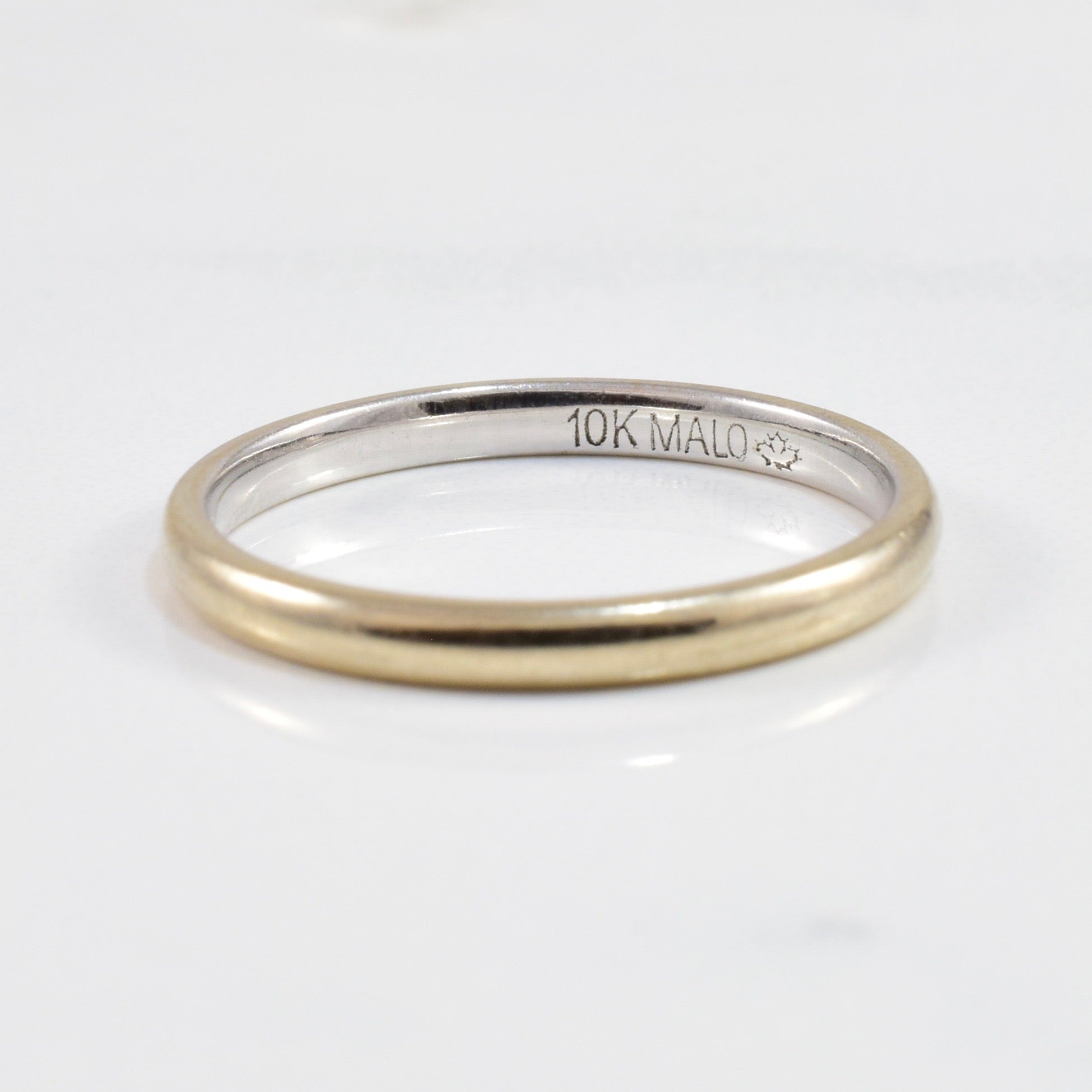 White Gold Band | SZ 6.75 |