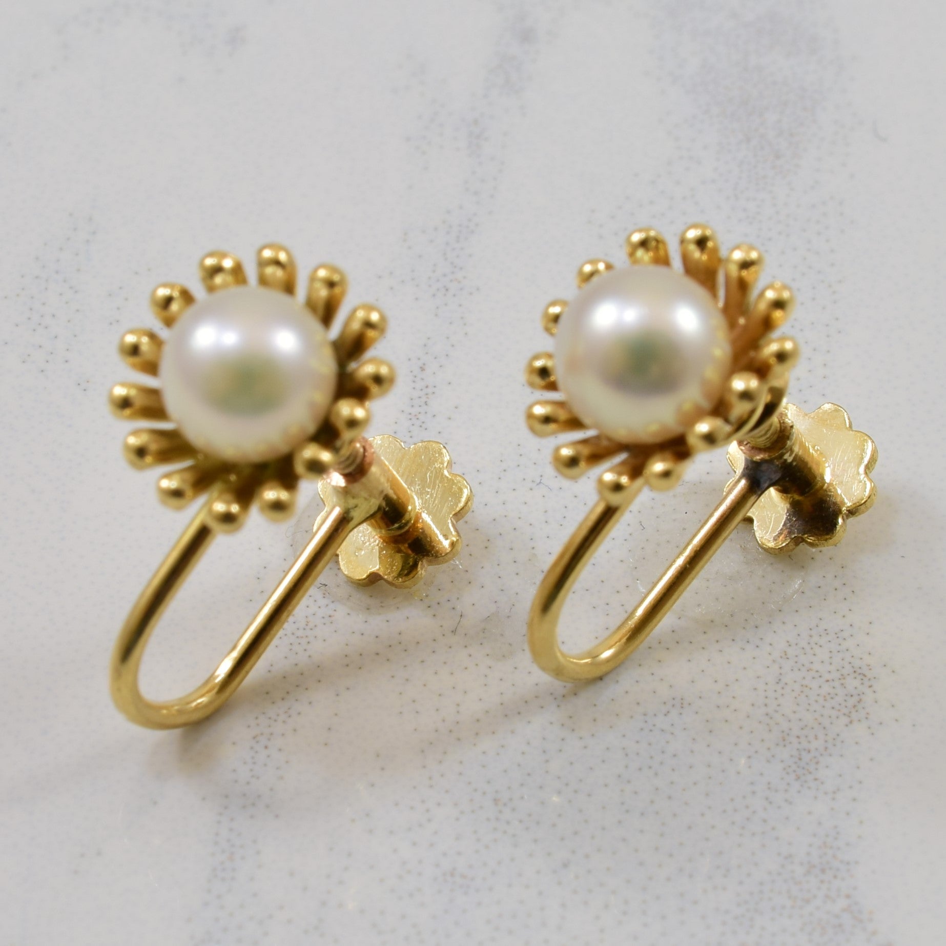 Pearl Clip On Earrings | 2.10ctw |