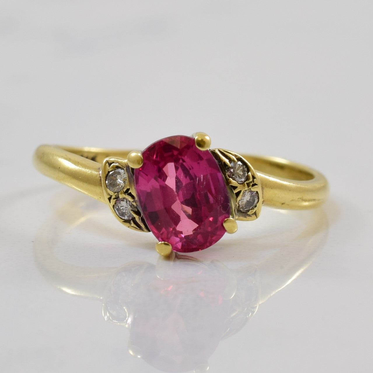 Bypass Ruby & Diamond Ring | 1.12ct, 0.04ctw | SZ 6 |