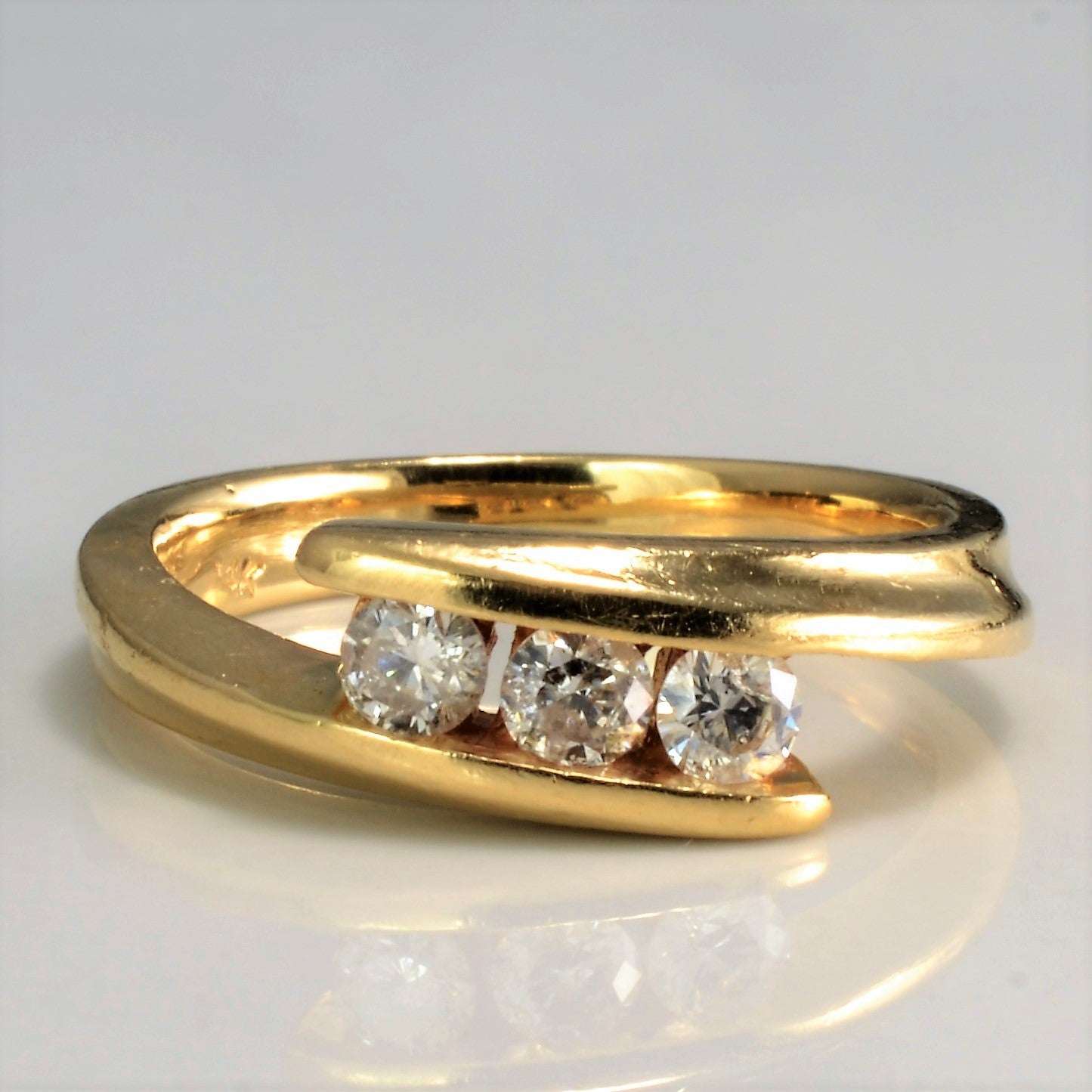 Bypass Diamond Engagement Ring | 0.30 ctw, SZ 5.5 |