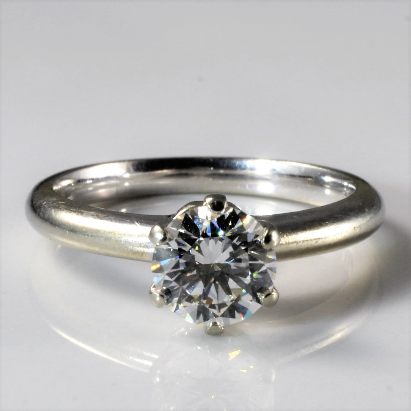 Six Prong Solitaire Diamond Ring | 0.86ct | SZ 5.5 |