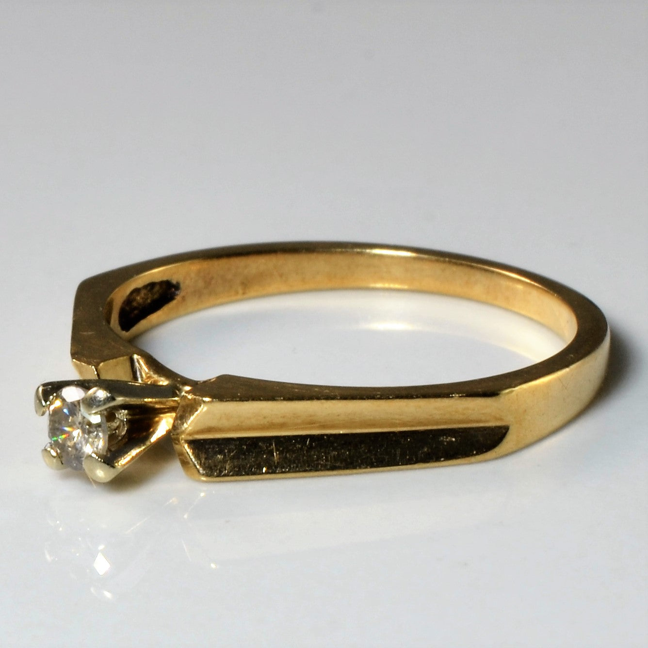 Solitaire Diamond Ring | 0.08ct | SZ 5.75 |