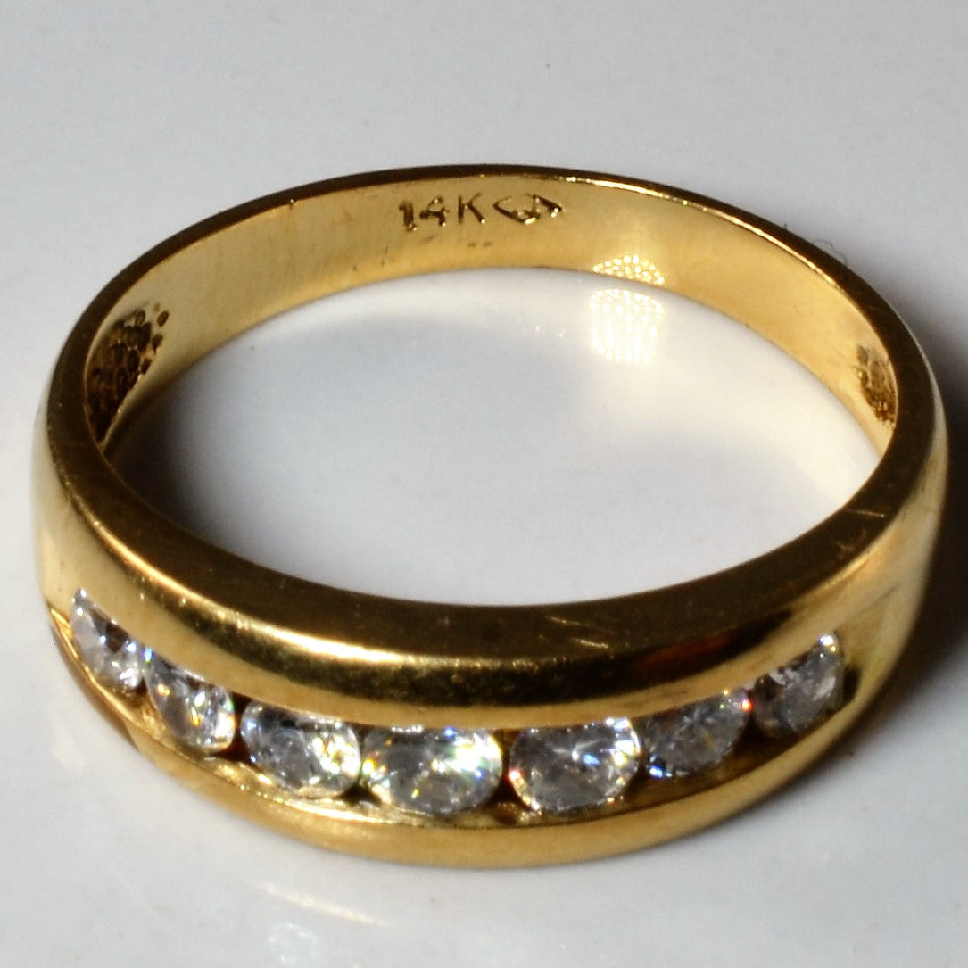 Channel Set Diamond Band | 0.70ctw | SZ 6.75 |