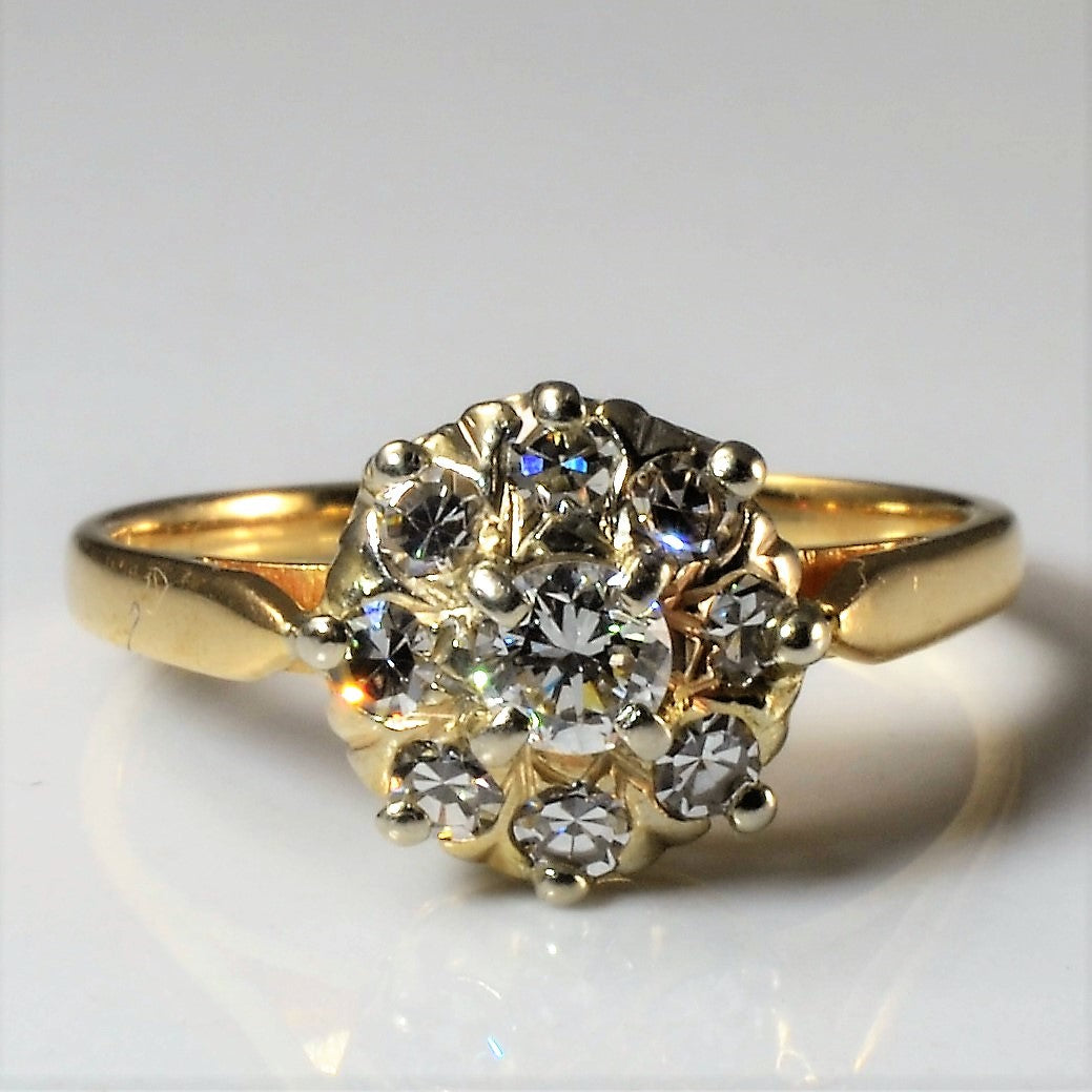 Cluster Set Diamond Ring | 0.44ctw | SZ 6.25 |