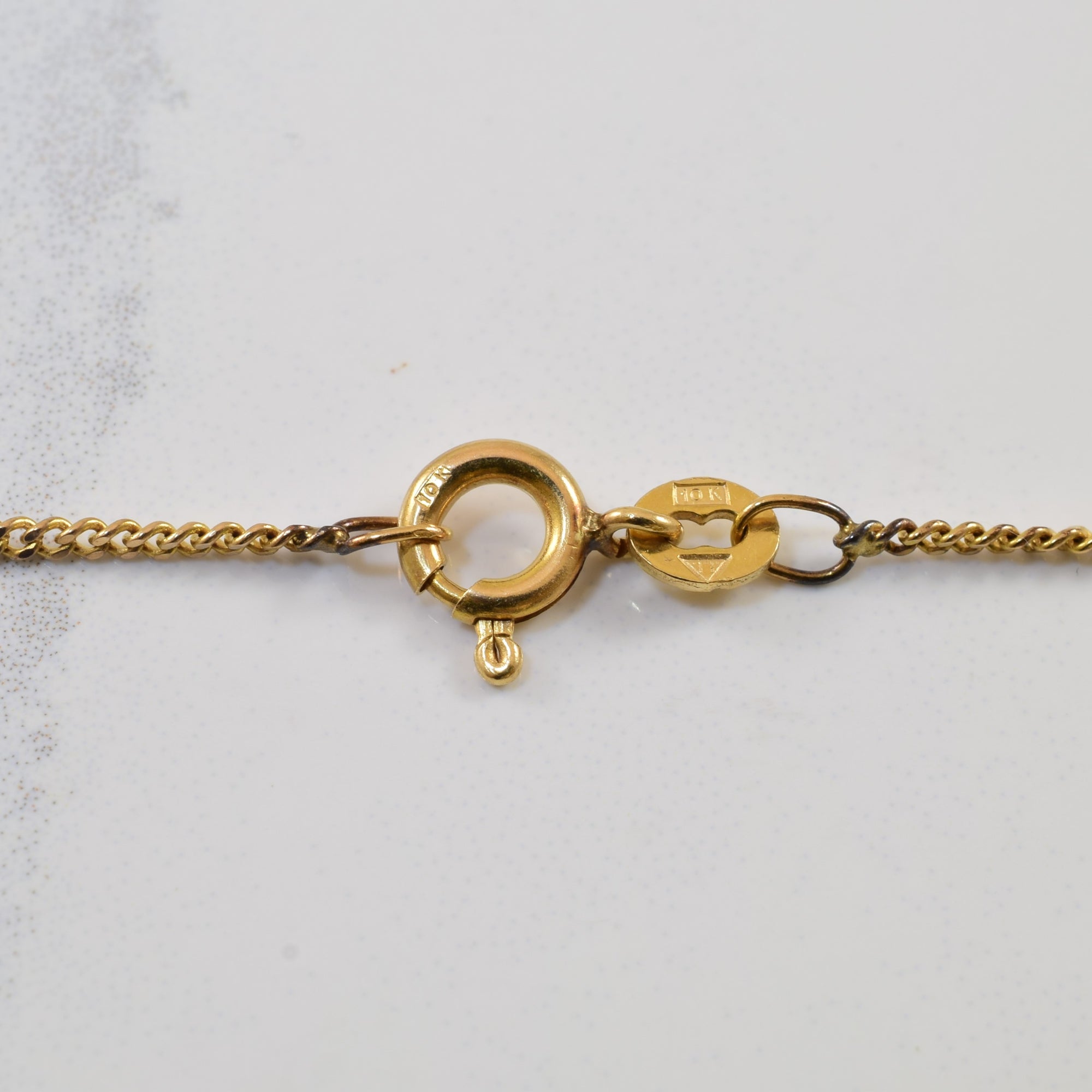 10k Yellow Gold Curb Chain | 20