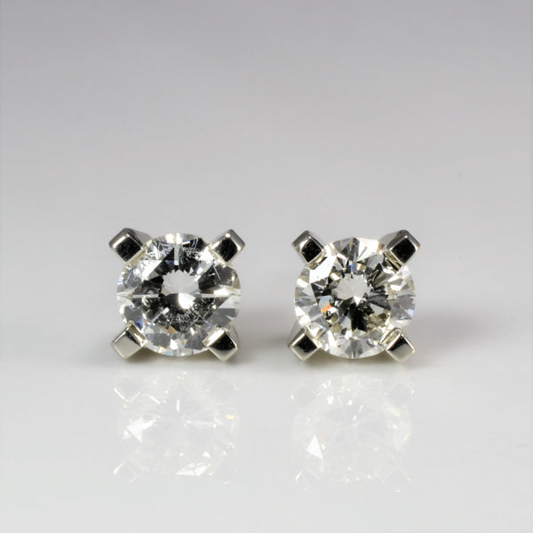 'Montecristo' Solitaire Diamond Stud Earrings | 1.07 ctw |
