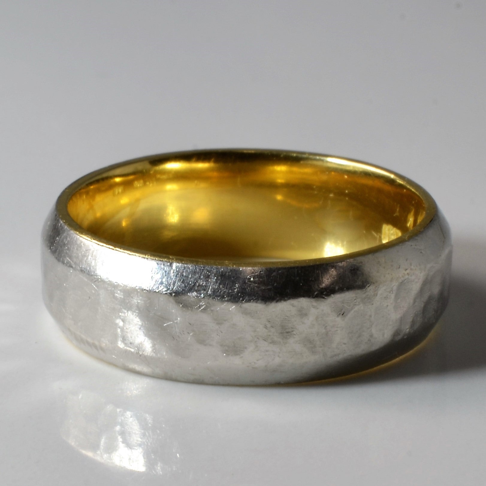 Brinkhaus' Mixed Metal Hammered Band | SZ 10 |