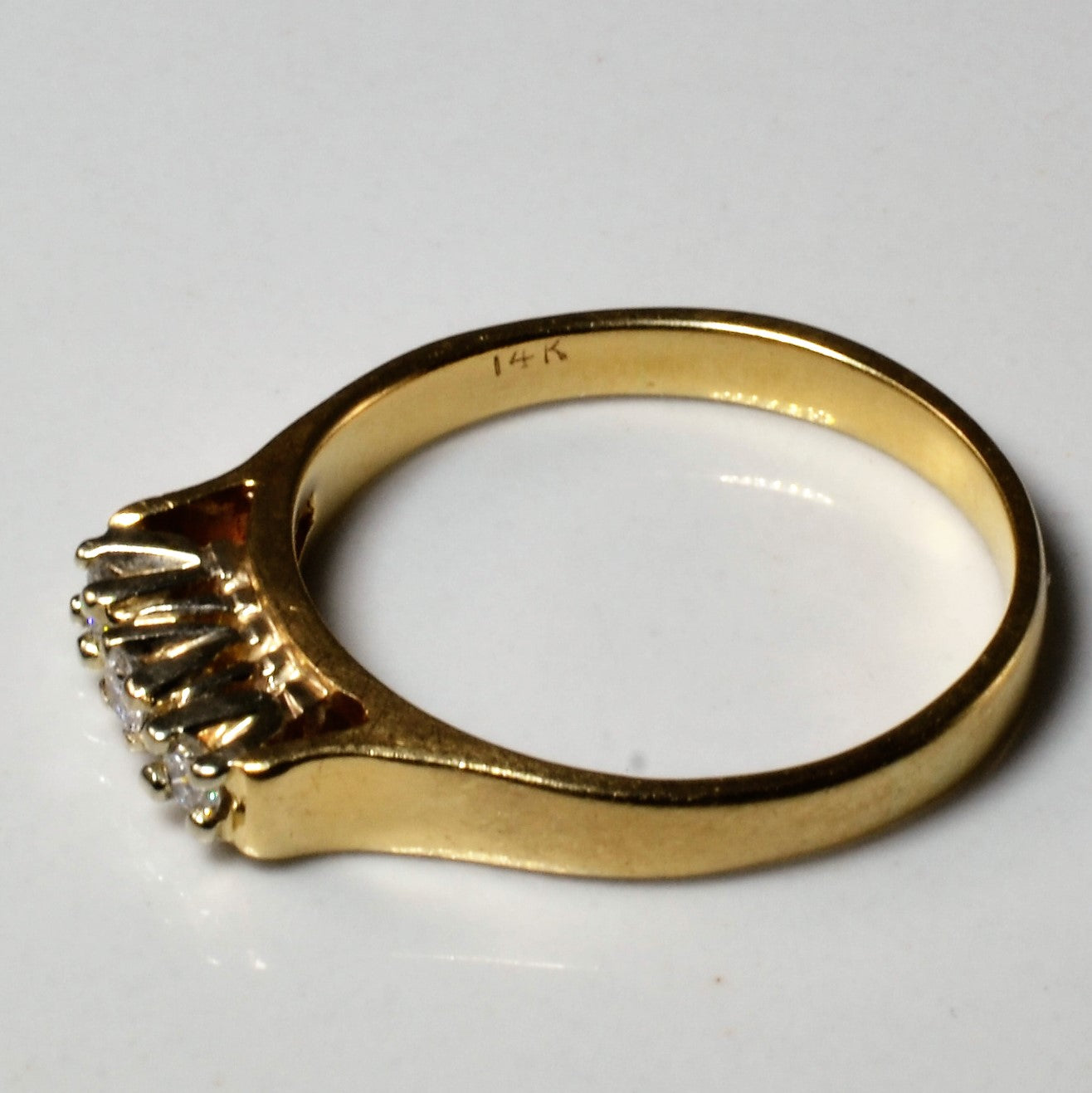 Three Stone Diamond Ring | 0.11ctw | SZ 6.25 |