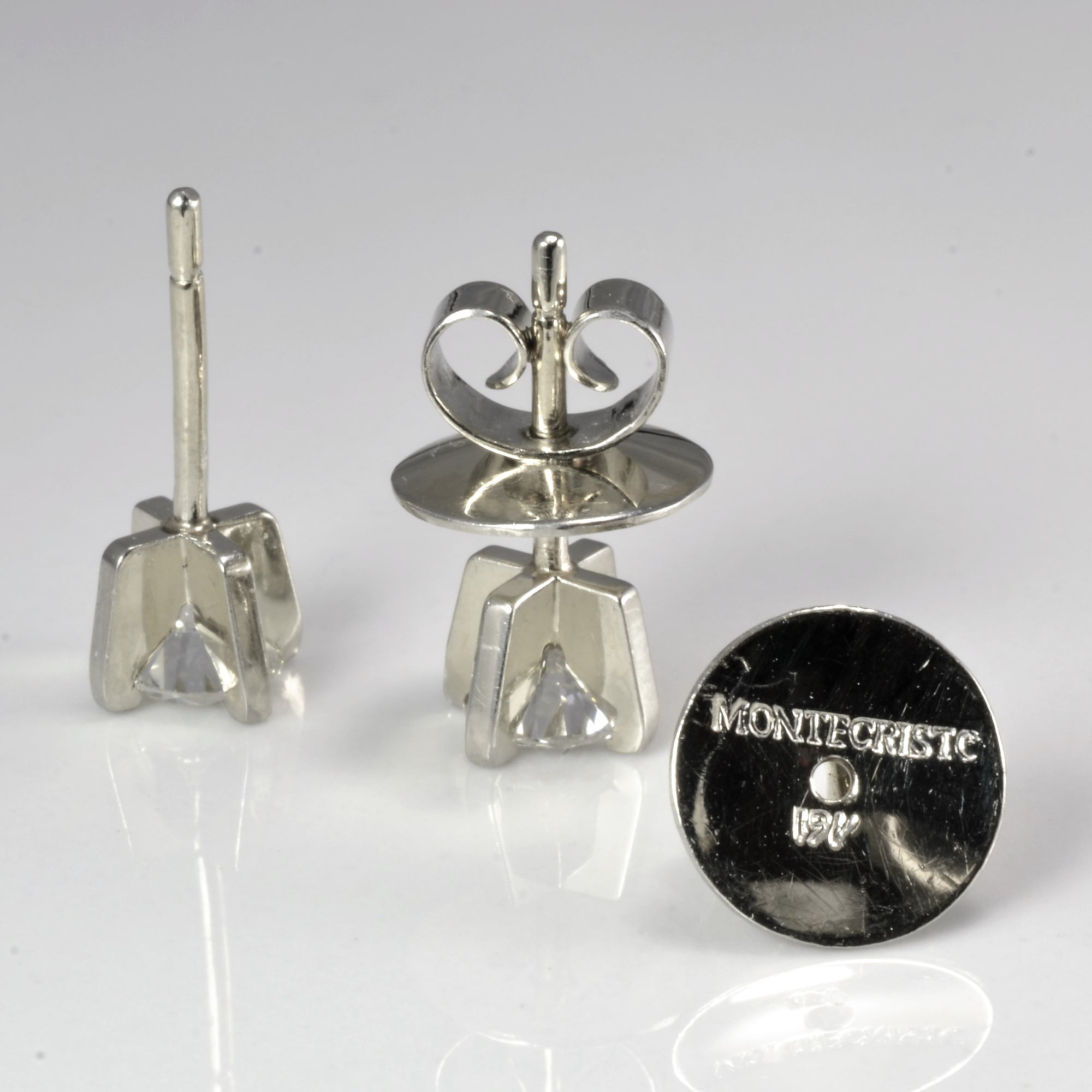 Montecristo' Solitaire Diamond Stud Earrings | 1.07 ctw |