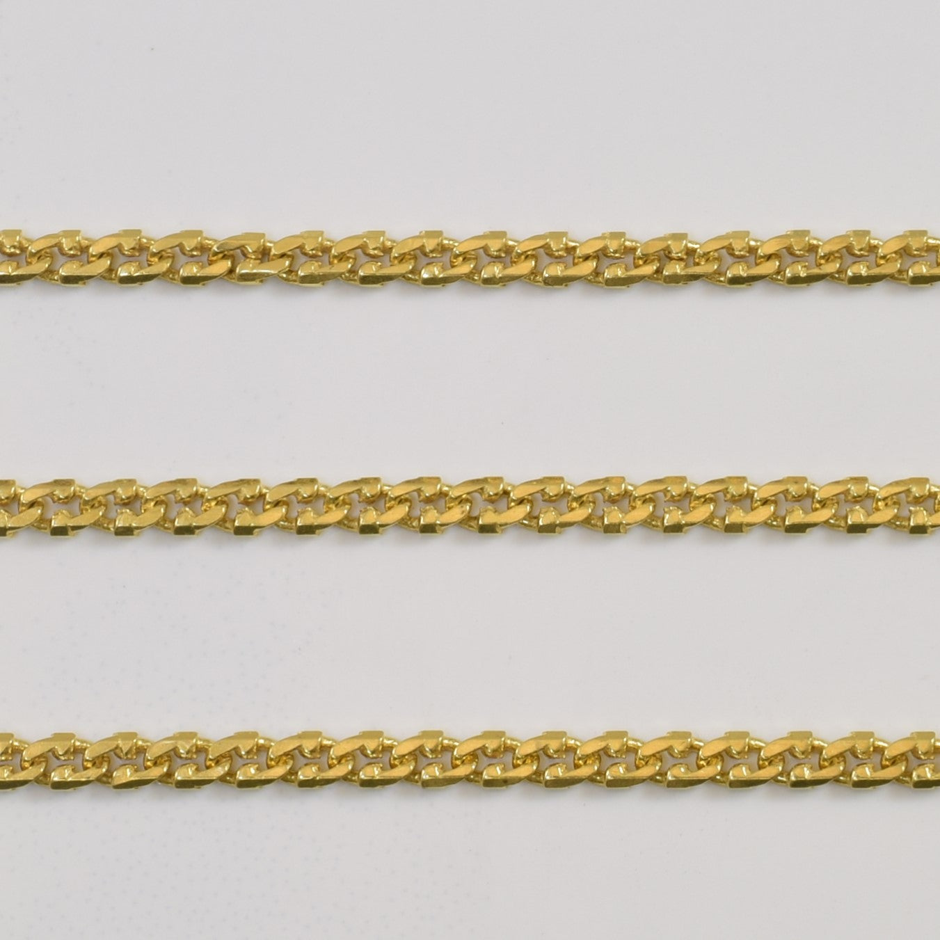 14k Yellow Gold Cuban Chain | 24.5