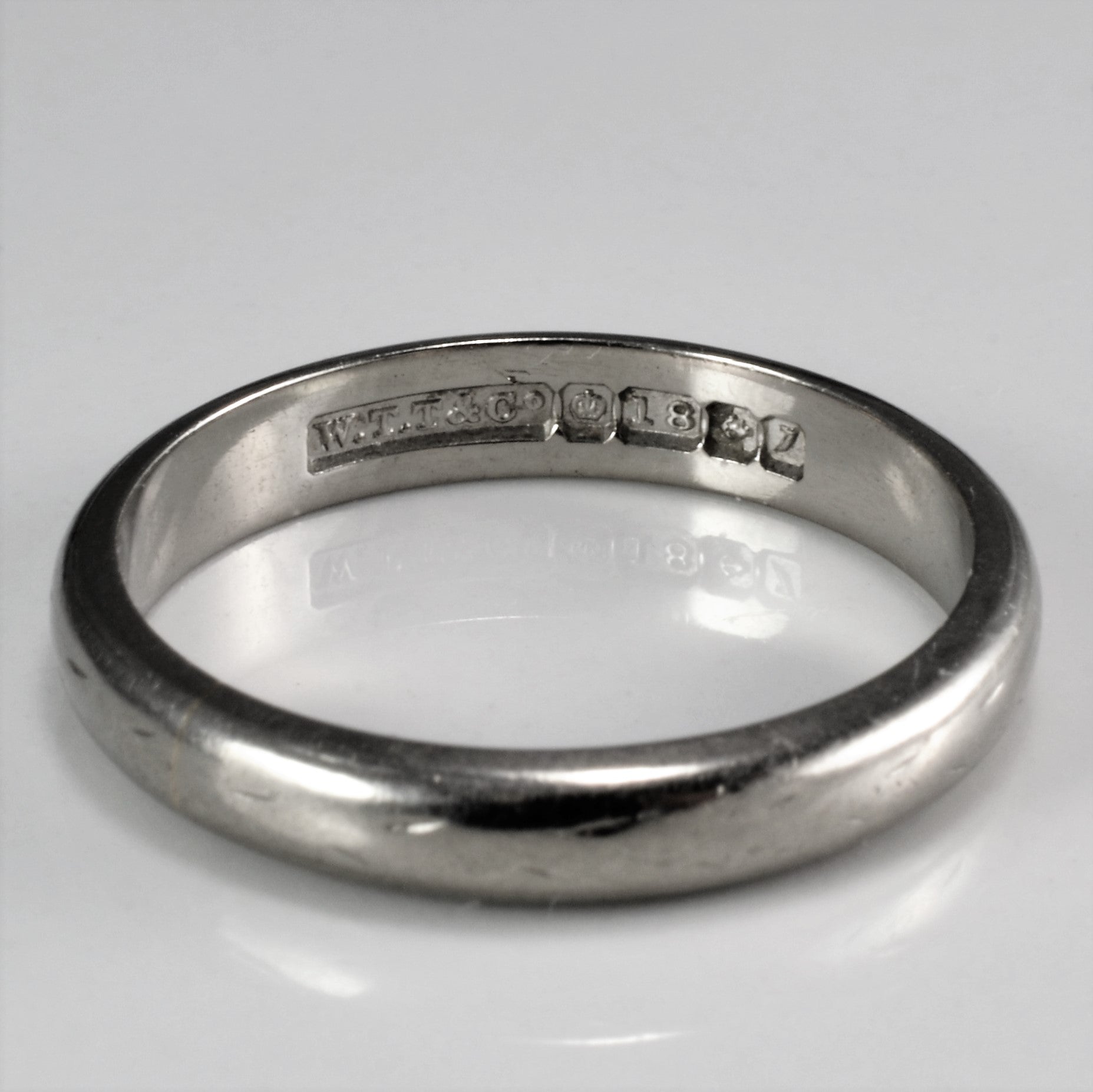 Tiffany and Co' Hallmarked Birmingham 1958 Wedding Band | SZ 8.5 |