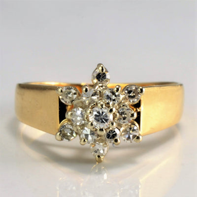 Cluster Diamond Ring | 0.27 ctw, SZ 4.75 |
