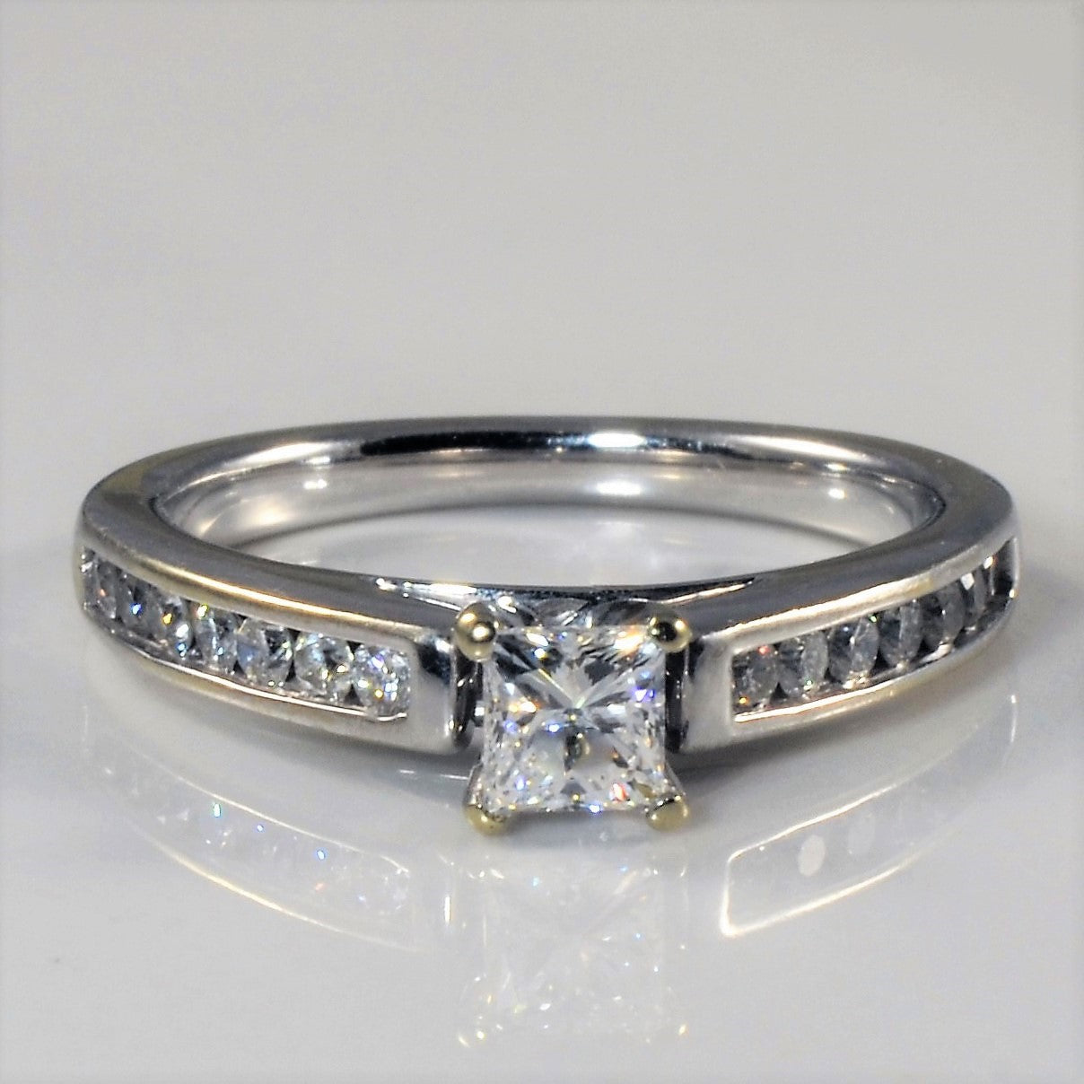 Princess Channel Diamond Engagement Ring | 0.73ctw | SZ 6.5 |