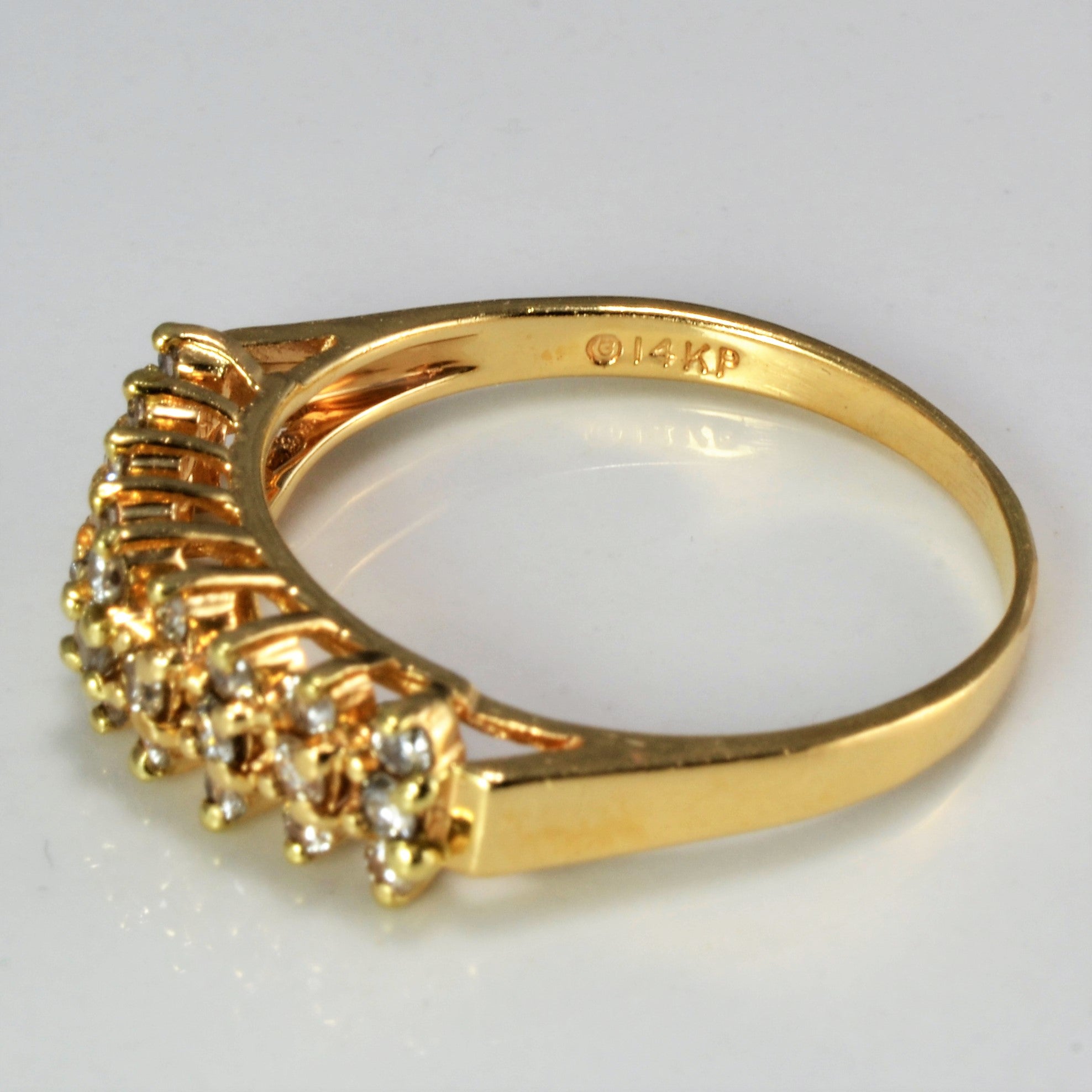 Multi- Prong Cluster Diamond Ring | 0.55 ctw, SZ 8.25 |