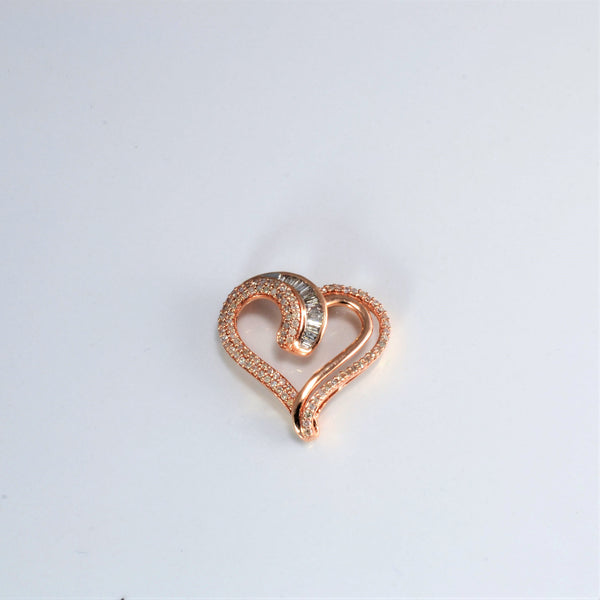 Multi Diamond Heart Pendant | 0.34 ctw |