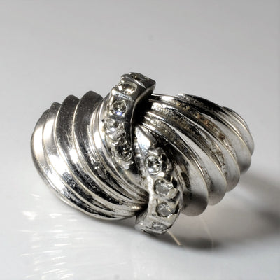 Diamond Swirl Ring | 0.125ctw | SZ 5.75 |