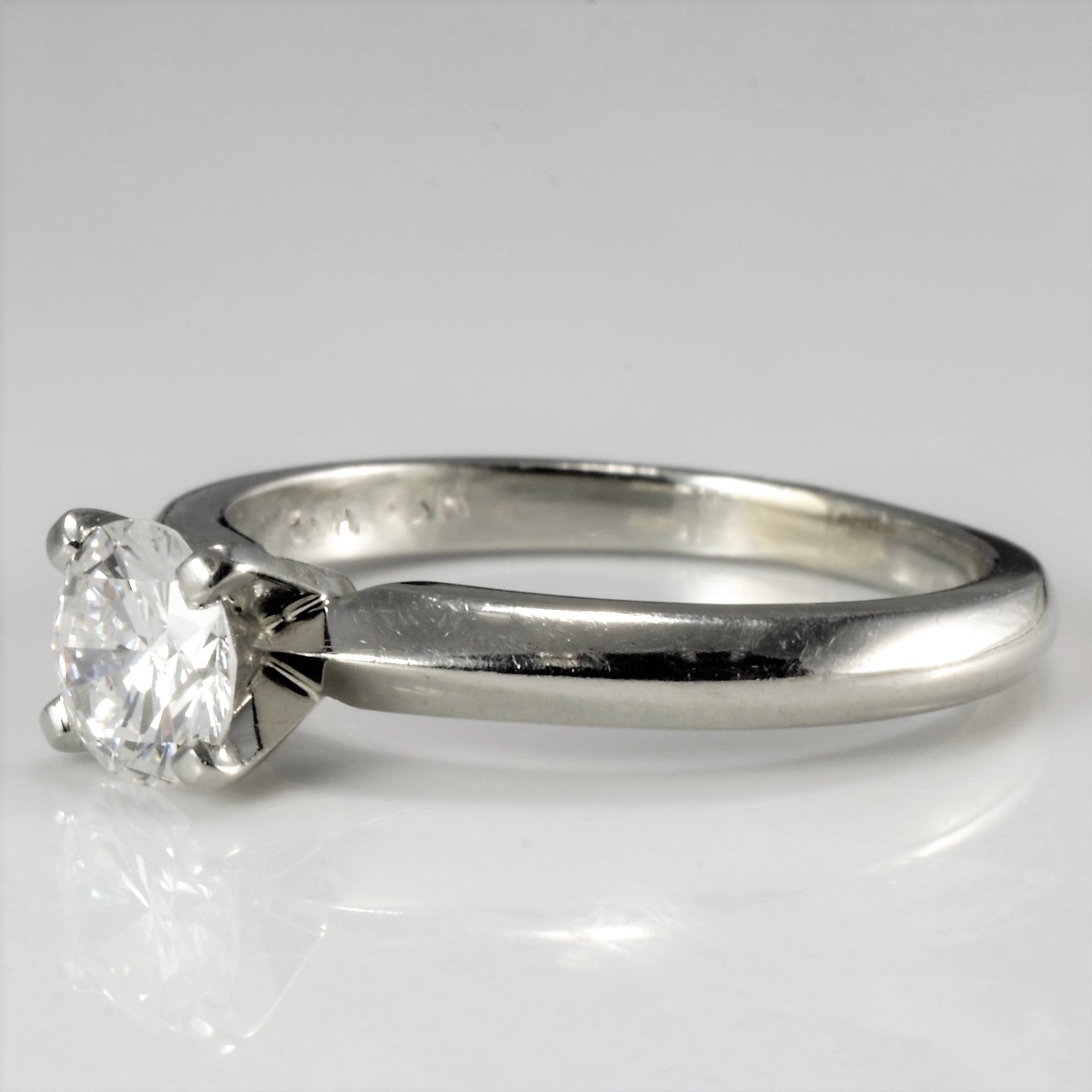 Solitaire Diamond Engagement Ring | 0.56 ct, SZ 5.5 |