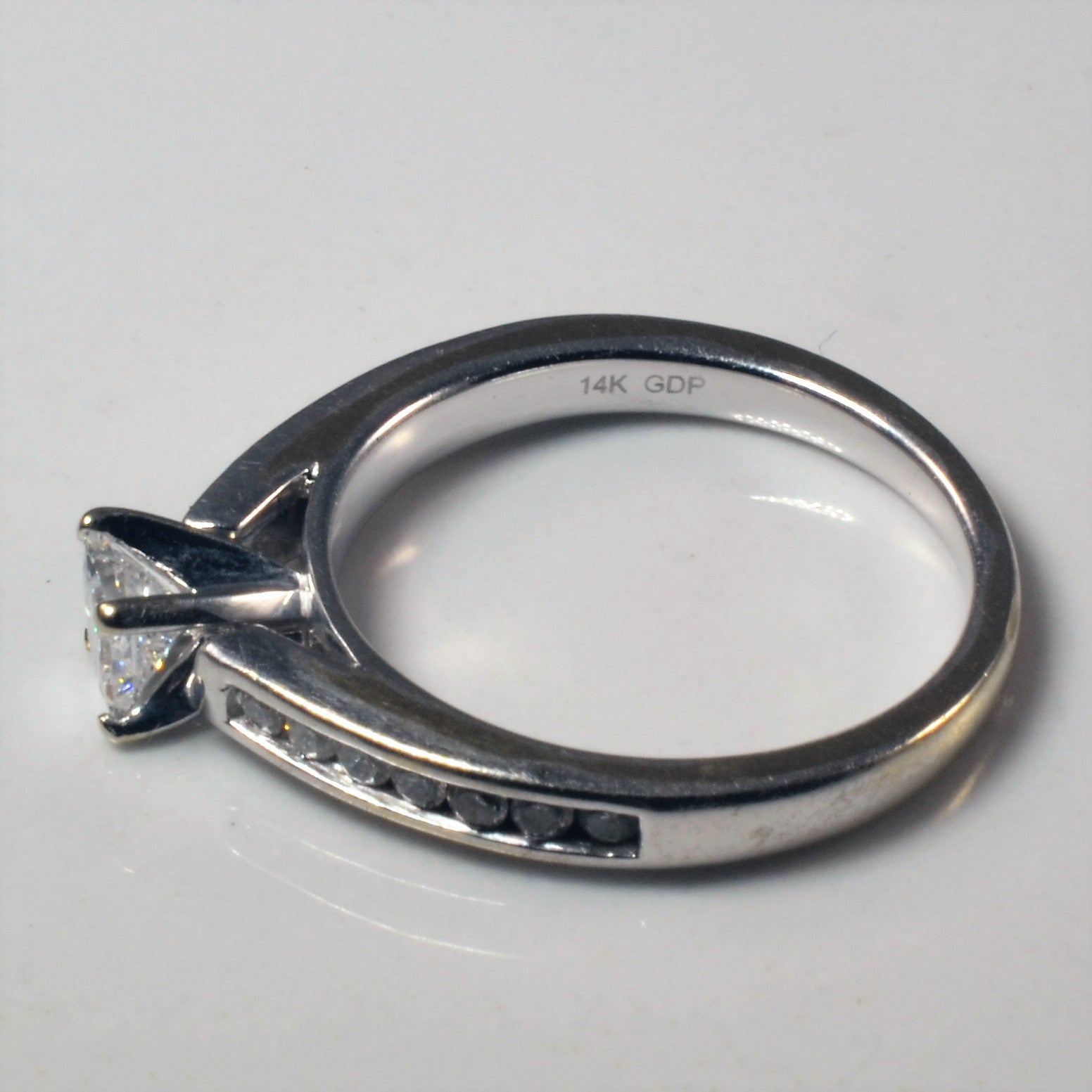 Princess Channel Diamond Engagement Ring | 0.73ctw | SZ 6.5 |
