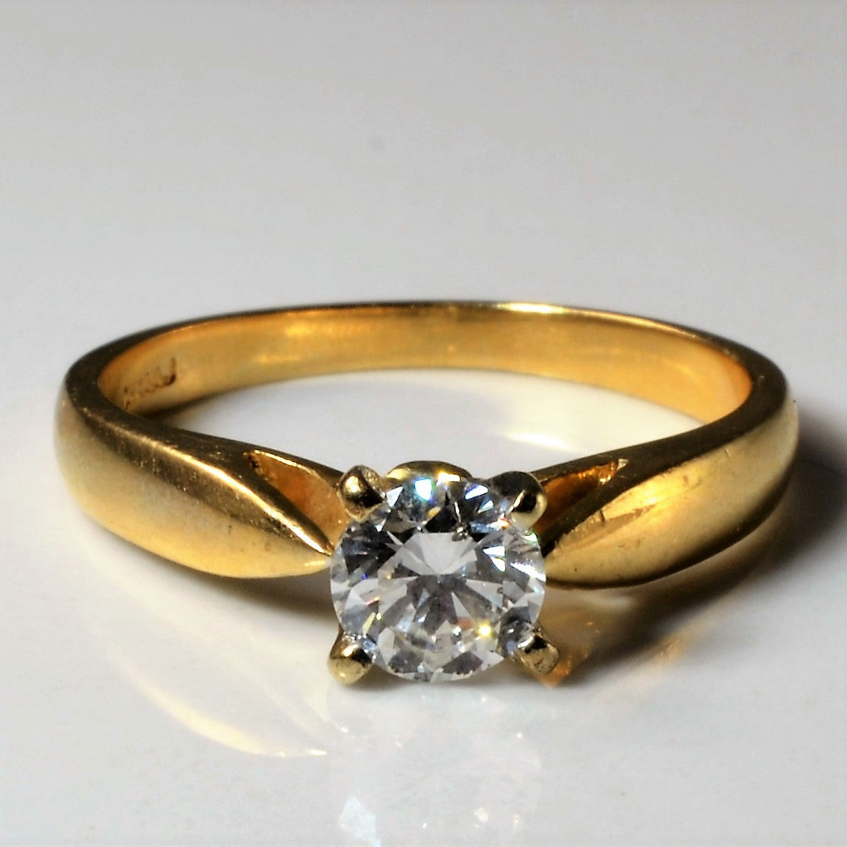 Diamond Solitaire Engagement Ring | 0.55ct | SZ 6.5 |