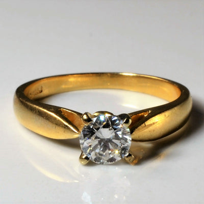 Diamond Solitaire Engagement Ring | 0.55ct | SZ 6.5 |