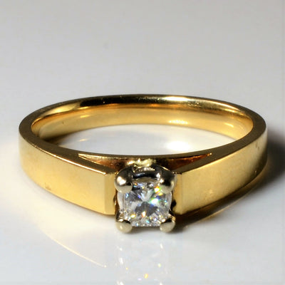 Solitaire Princess Diamond Ring | 0.23ct | SZ 6.75 |
