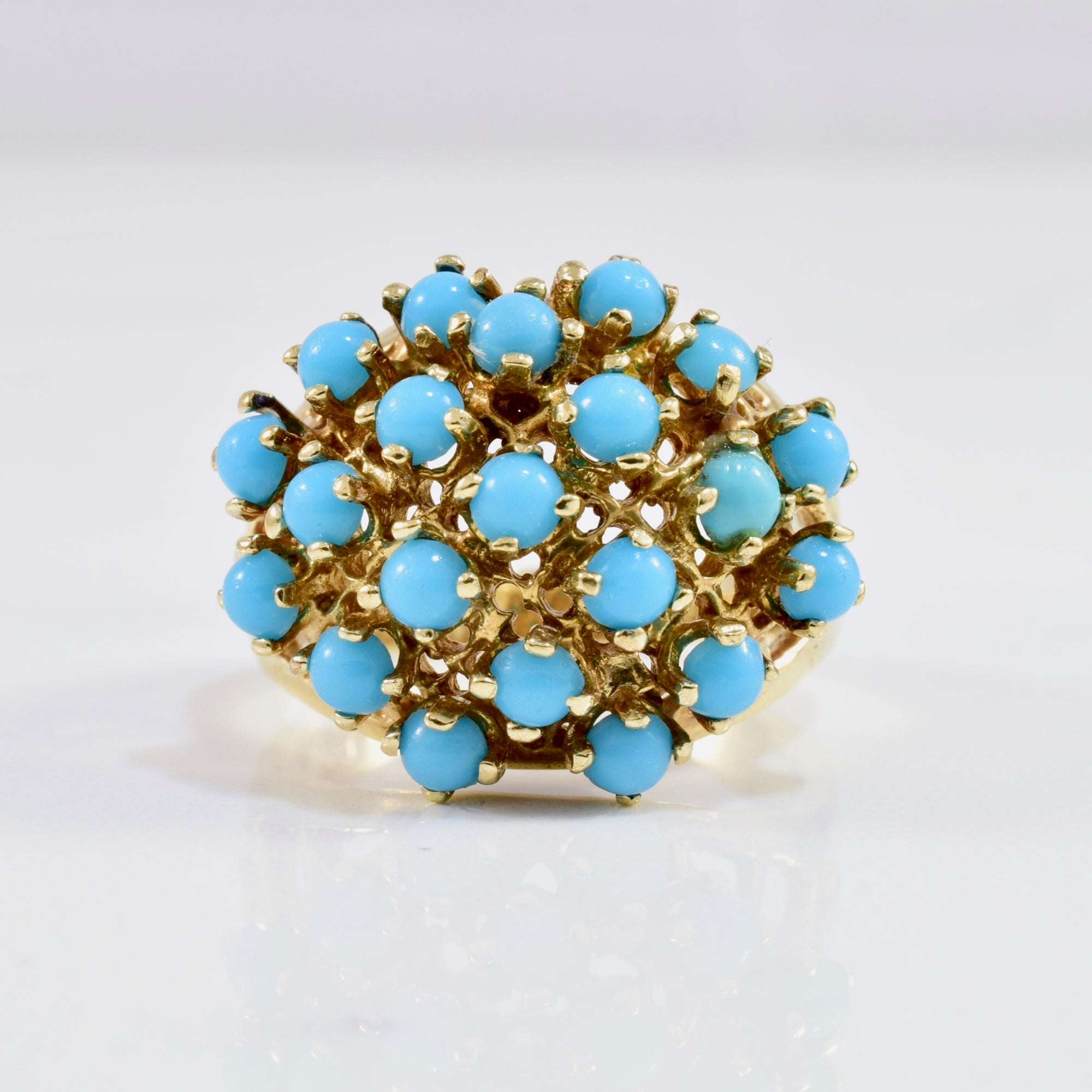 Turquoise Cluster Ring | SZ 7.25 |