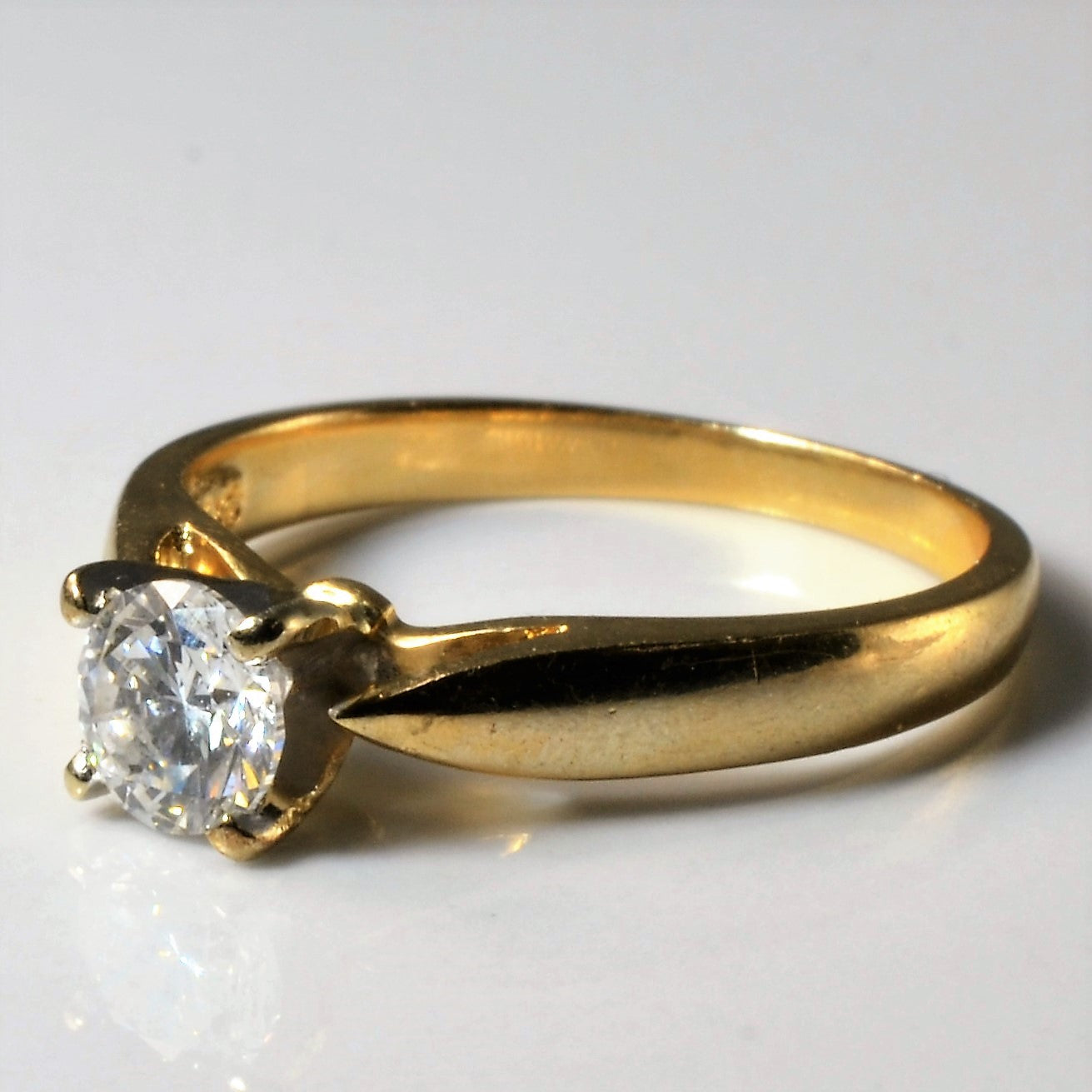 Diamond Solitaire Engagement Ring | 0.55ct | SZ 6.5 |