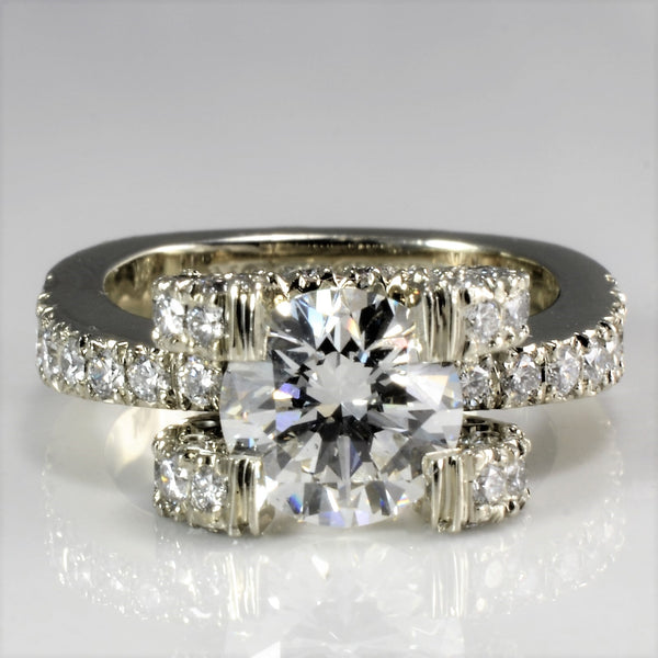 Montecristo' Diamond Engagement Ring | 1.67ctw | VS2, G/H | SZ 3 |