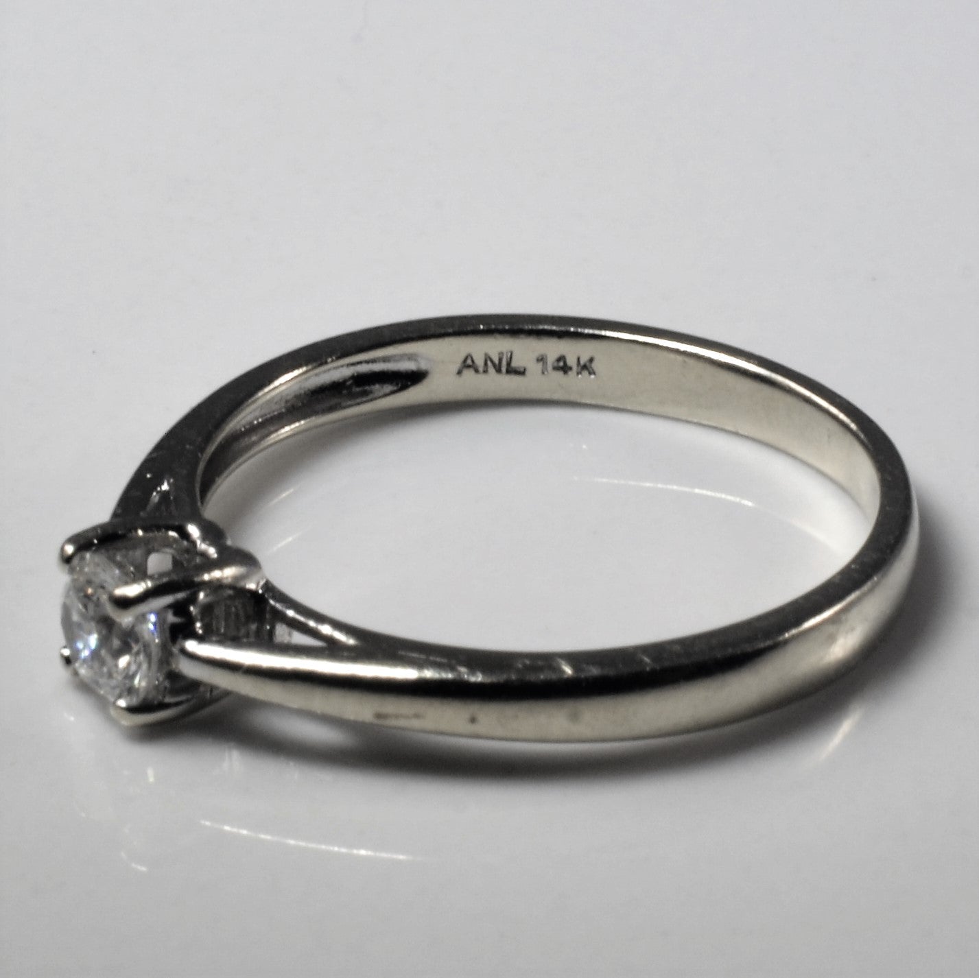 Classic Solitaire Diamond Ring | 0.23ct | SZ 6.75 |