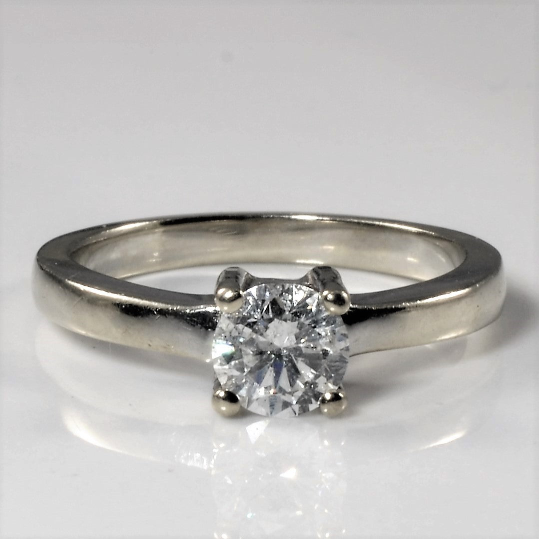 Low Profile Solitaire Diamond Ring | 0.57ct | SZ 6 |