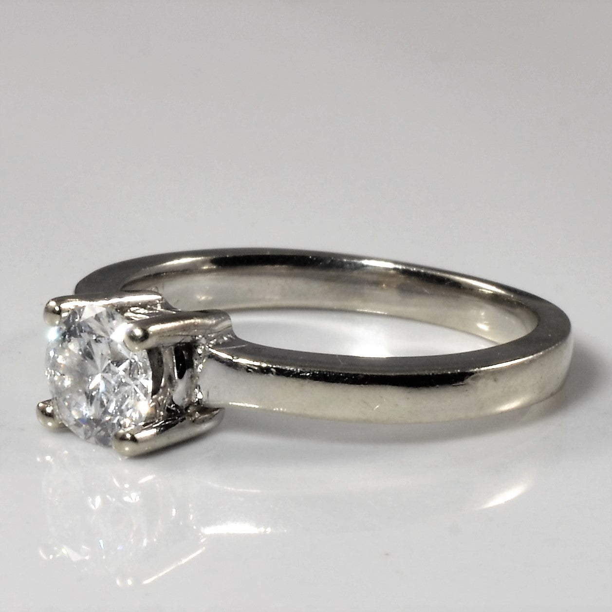 Low Profile Solitaire Diamond Ring | 0.57ct | SZ 6 |