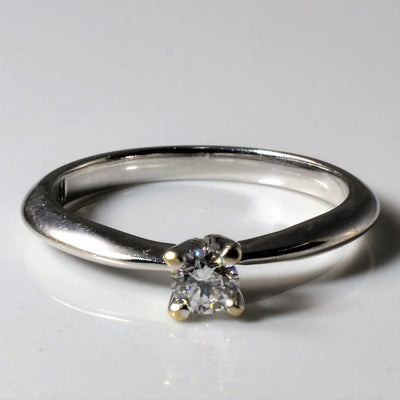 Solitaire Diamond Ring | 0.16ct | SZ 5.75 |