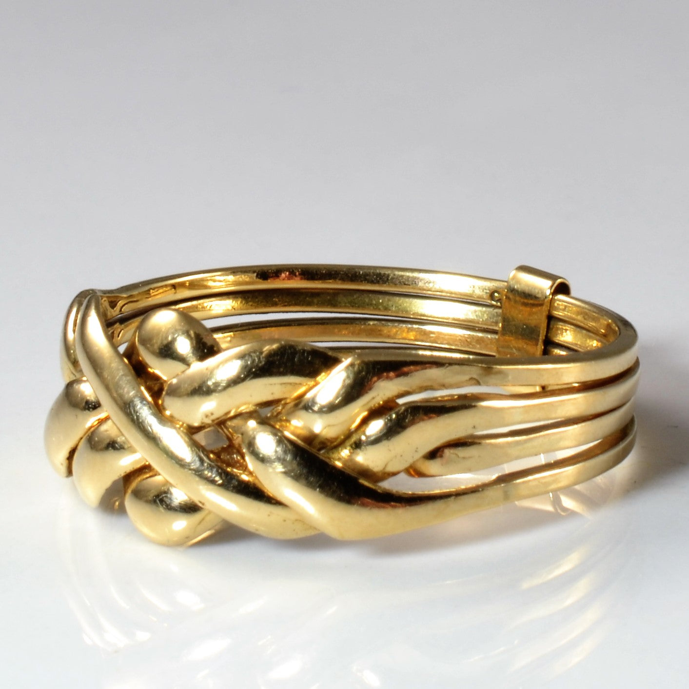 Gold Puzzle Ring | SZ 10.5 |