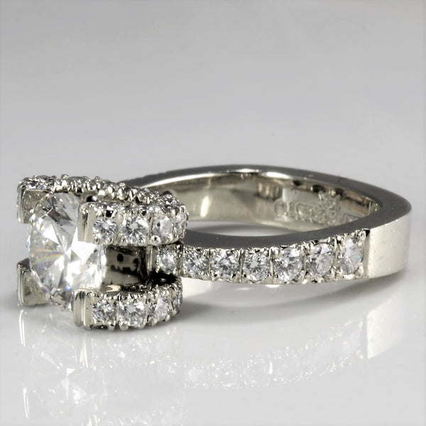 Montecristo' Diamond Engagement Ring | 1.67ctw | VS2, G/H | SZ 3 |