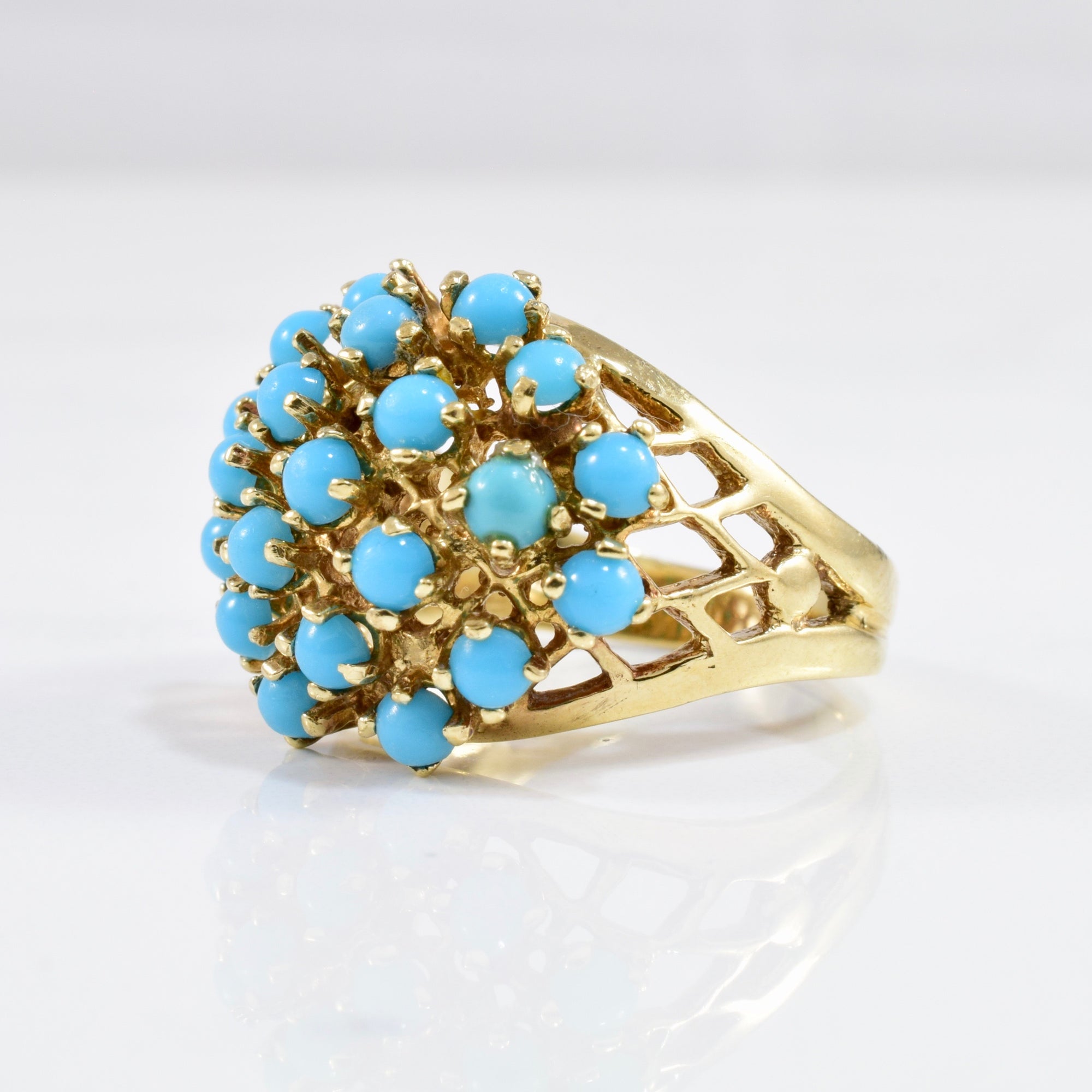 Turquoise Cluster Ring | SZ 7.25 |