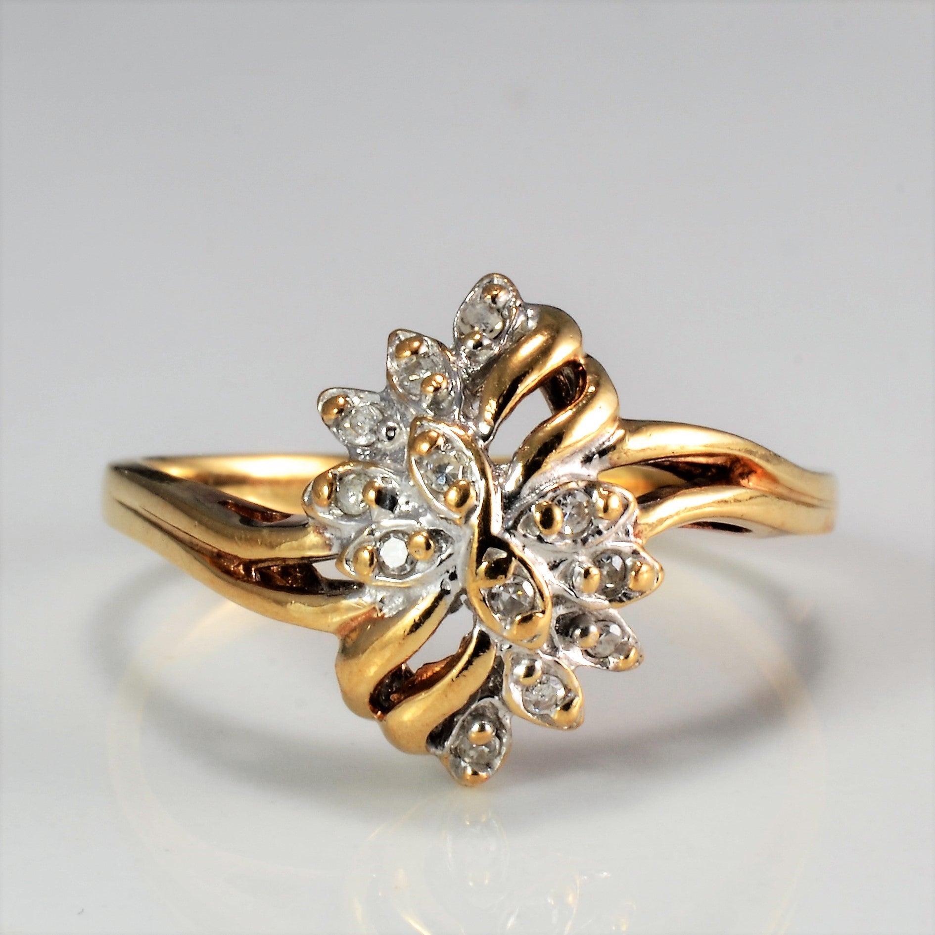 Cluster Diamond Ladies Ring | 0.08 ctw, SZ 8 | – 100 Ways