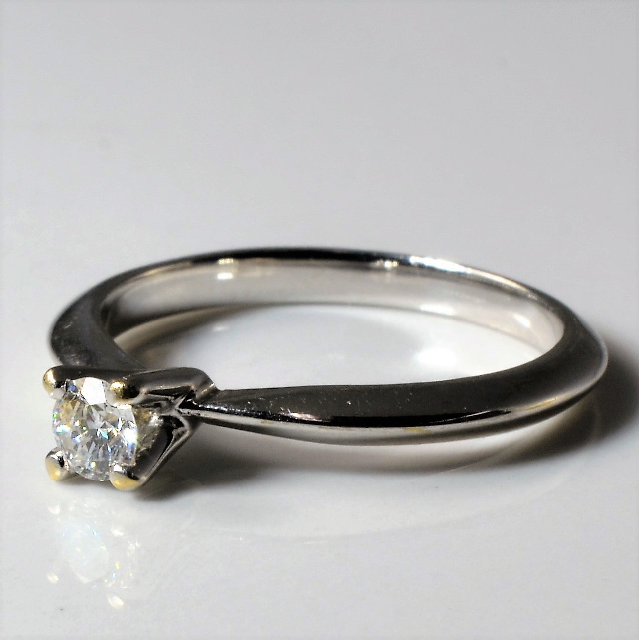Solitaire Diamond Ring | 0.16ct | SZ 5.75 |