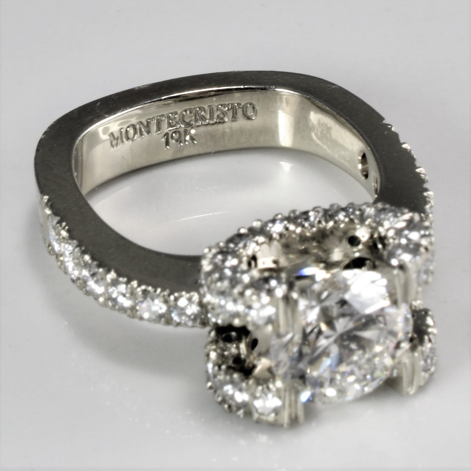 Montecristo' Diamond Engagement Ring | 1.67ctw | VS2, G/H | SZ 3 |