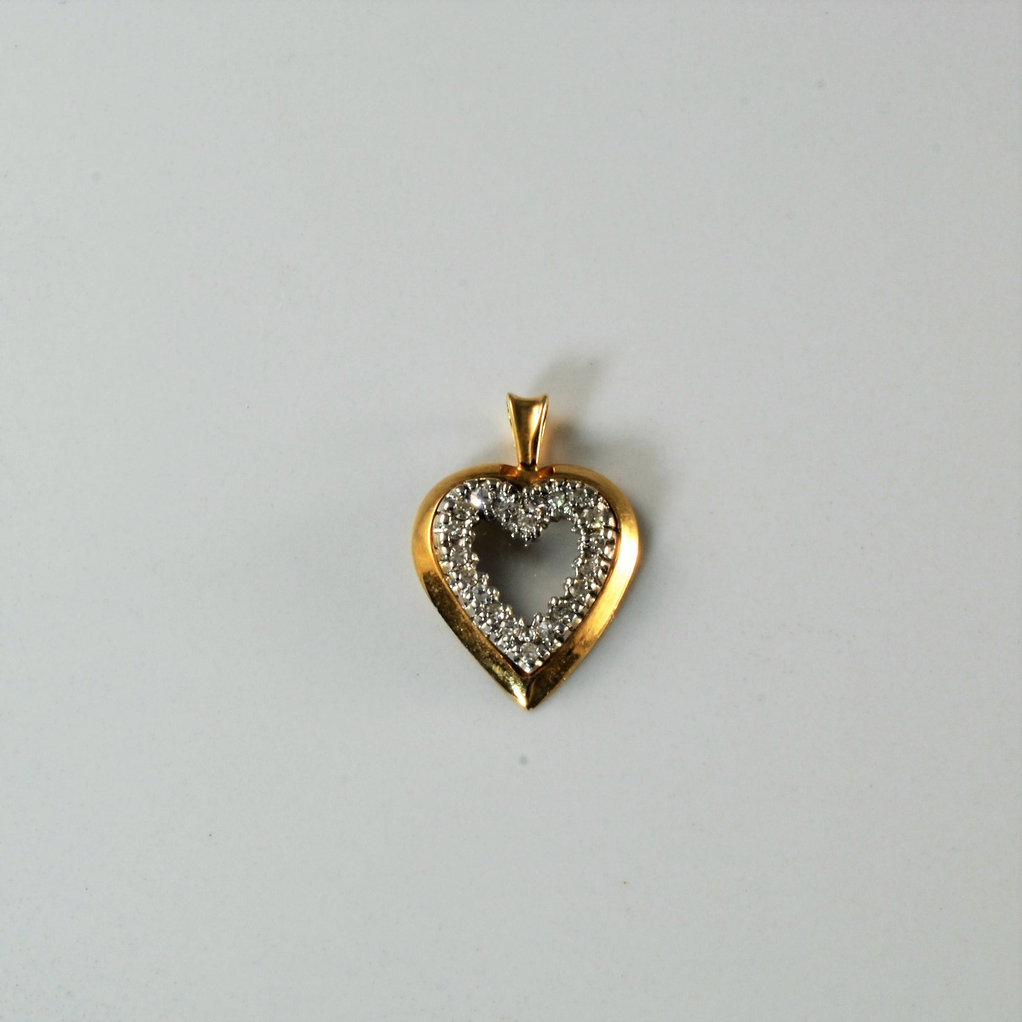 Diamond Heart Pendant | 0.10ctw |