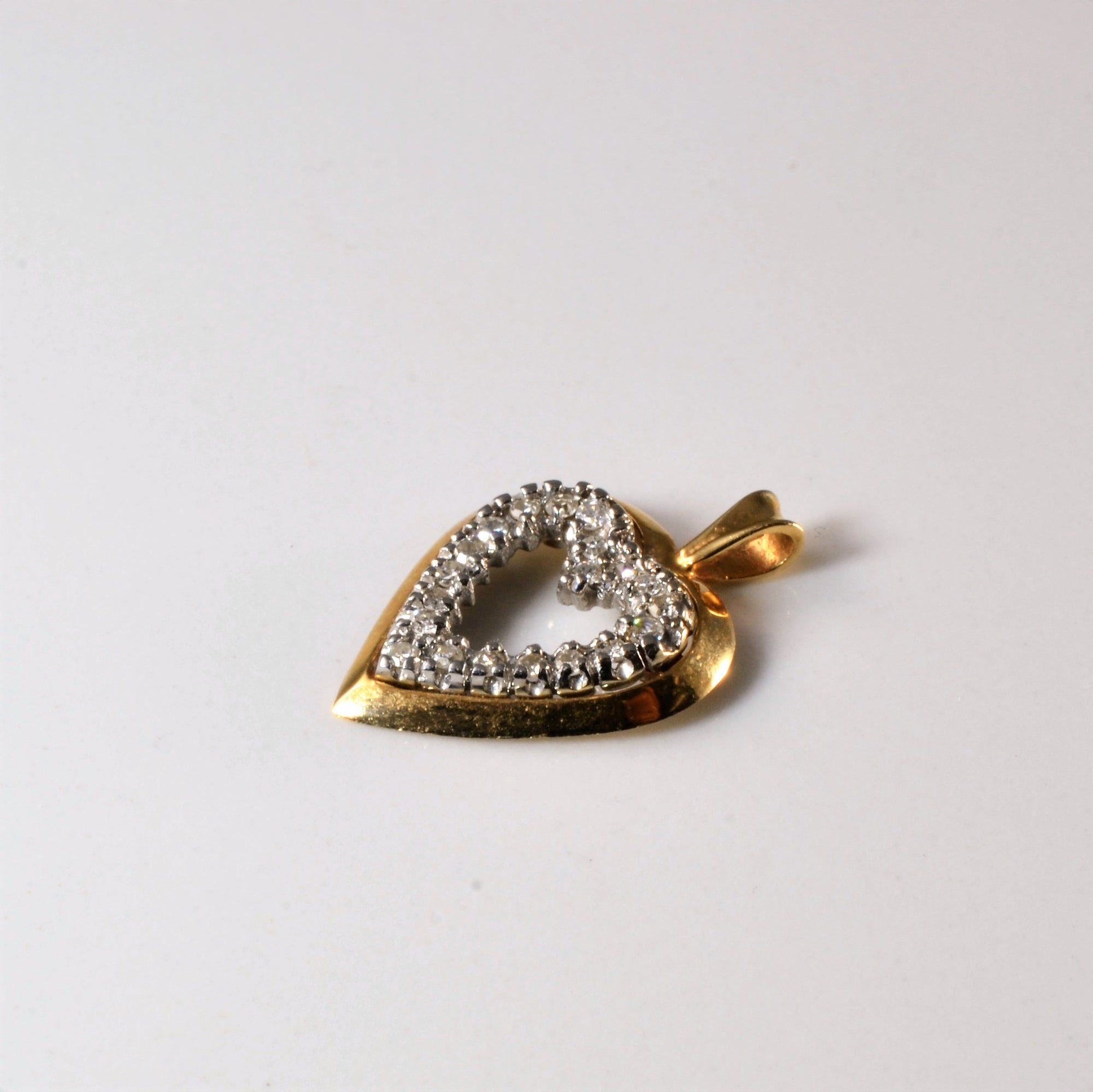 Diamond Heart Pendant | 0.10ctw |