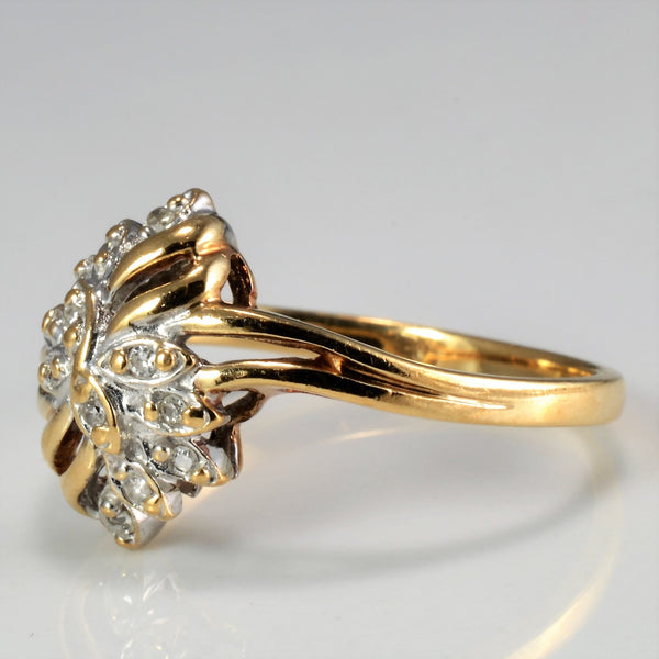 Cluster Diamond Ladies Ring | 0.08 ctw, SZ 8 |